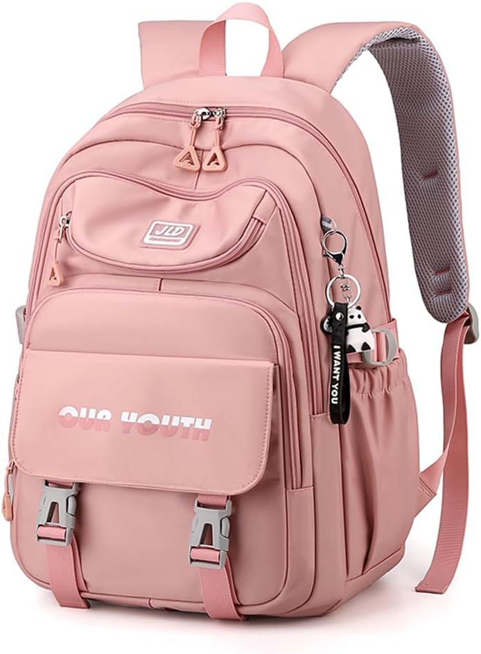University Bookbag copmuter Daypack Backpack Outdoor Bag Waterproof Travel Notebook College Backpack woman (Purple)