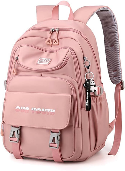 University Bookbag copmuter Daypack Backpack Outdoor Bag Waterproof Travel Notebook College Backpack woman (Purple)