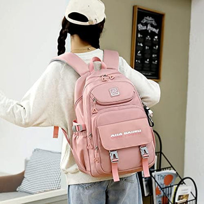 University Bookbag copmuter Daypack Backpack Outdoor Bag Waterproof Travel Notebook College Backpack woman (Purple)