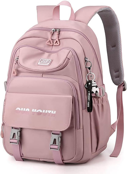 University Bookbag copmuter Daypack Backpack Outdoor Bag Waterproof Travel Notebook College Backpack woman (Purple)