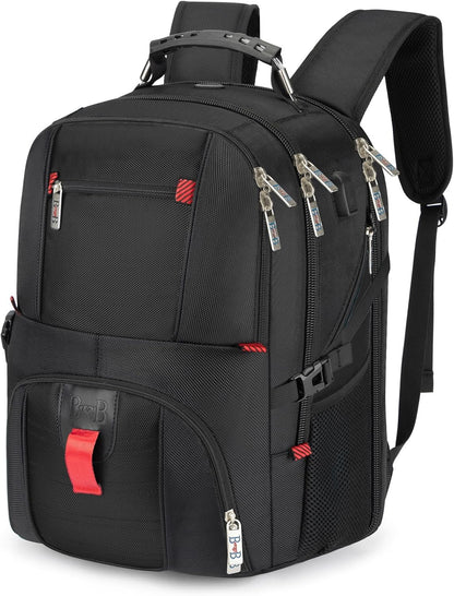 17x13x8 Inches Laptop College Travel Backpacks for Men Women, Under-Seat Backpack for JetBlue, Spirit, Frontier(Black)