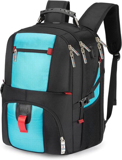 17x13x8 Inches Laptop College Travel Backpacks for Men Women, Under-Seat Backpack for JetBlue, Spirit, Frontier(Black)