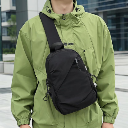 5L Crossbody Sling Bag, 11 Inch Tablet | 600D Water Resistant Urban Lightweight One Shoulder Backpack, Travel, Commuting, Walking, 31 to 44 Inches Adjustable Strap