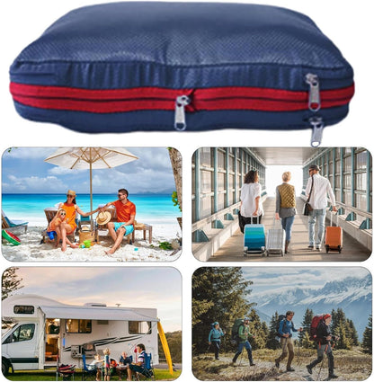 Packing Cubes for Travel,Double-Zone Storage Pouch - Luggage Storage Travel Compression Cube - for Vacation Short Trips Moving Clothes Shoes Toys Dolls