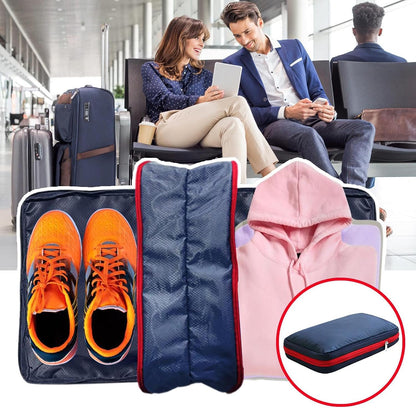 Packing Cubes for Travel,Double-Zone Storage Pouch - Luggage Storage Travel Compression Cube - for Vacation Short Trips Moving Clothes Shoes Toys Dolls