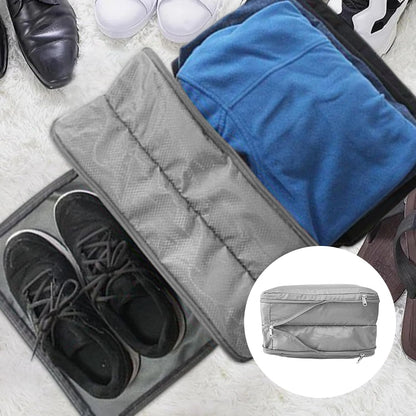 Packing Cubes for Travel,Double-Zone Storage Pouch - Luggage Storage Travel Compression Cube - for Vacation Short Trips Moving Clothes Shoes Toys Dolls