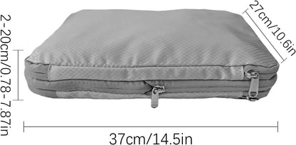 Packing Cubes for Travel,Double-Zone Storage Pouch - Luggage Storage Travel Compression Cube - for Vacation Short Trips Moving Clothes Shoes Toys Dolls