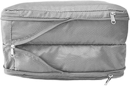 Packing Cubes for Travel,Double-Zone Storage Pouch - Luggage Storage Travel Compression Cube - for Vacation Short Trips Moving Clothes Shoes Toys Dolls