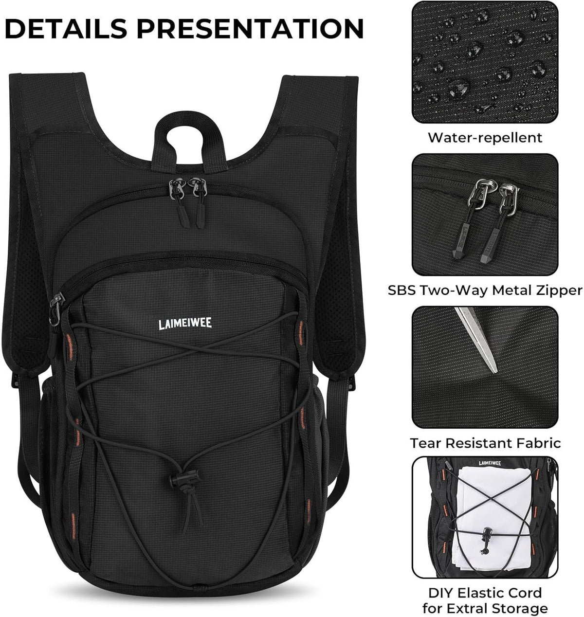 13L Small Hiking Backpack for Women Men, Lightweight Foldable Day pack, Packable Daypack for Travel, Camping (Teal)