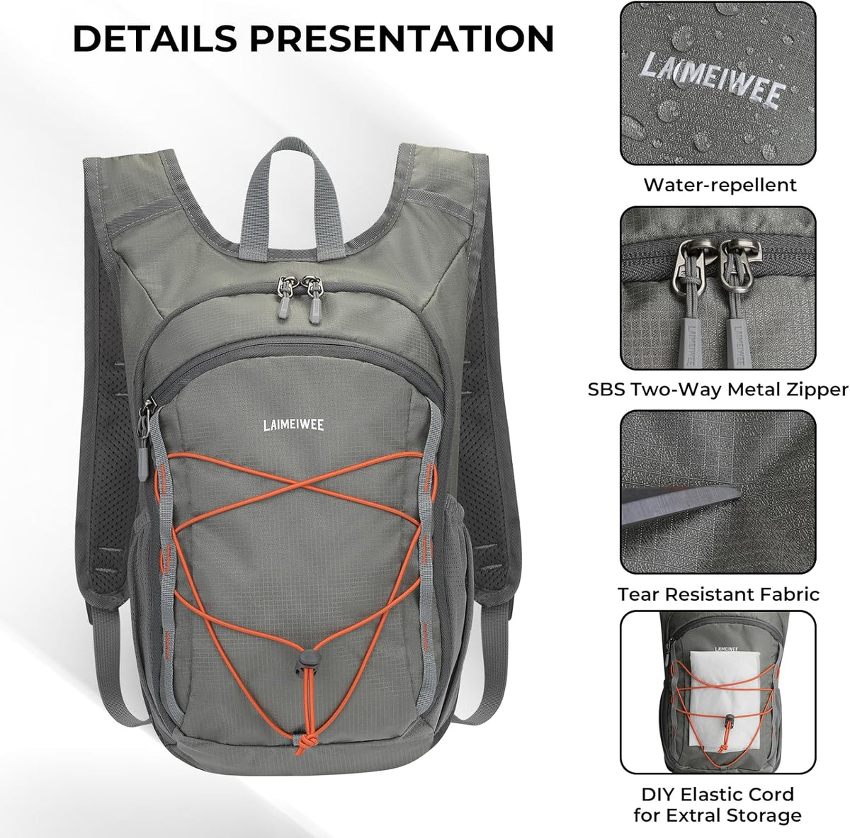 13L Small Hiking Backpack for Women Men, Lightweight Foldable Day pack, Packable Daypack for Travel, Camping (Teal)
