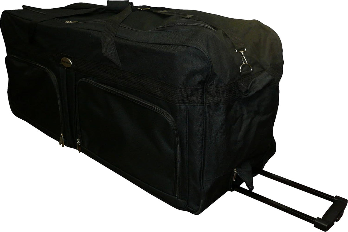 30'/36"/42" 1200 D Heavy Duty Polyester Rolling Duffel Bag (42)