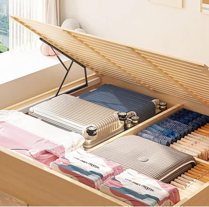 No-Pump Vacuum Storage Bags Cube Compression Space Saver Bags Reusable Large-Capacity Vacuum Bags Press & Seal for Clothes Comforters Blankets Bedding Travel Home Organization (2PCS-Small)