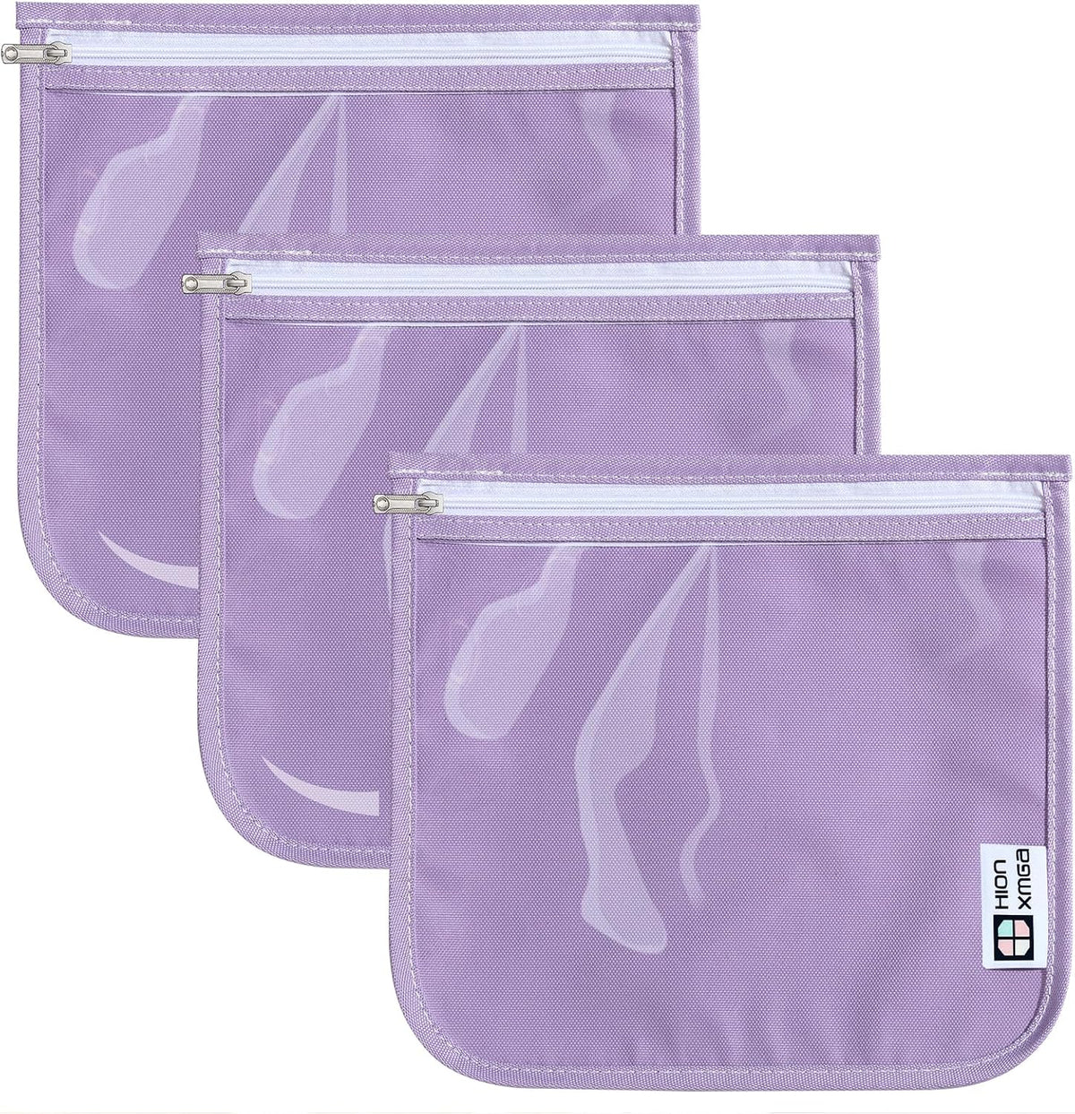 TSA Approved Toiletry Bag, Set of 3 Clear Travel Toiletry Bag Quart Size Zipper Travel Pouch, Waterproof Makeup Cosmetic Bag for Women Men Kids Toiletries Carry on, Flowers