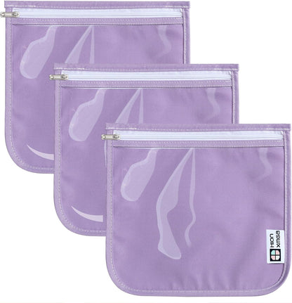 TSA Approved Toiletry Bag, Set of 3 Clear Travel Toiletry Bag Quart Size Zipper Travel Pouch, Waterproof Makeup Cosmetic Bag for Women Men Kids Toiletries Carry on, Flowers