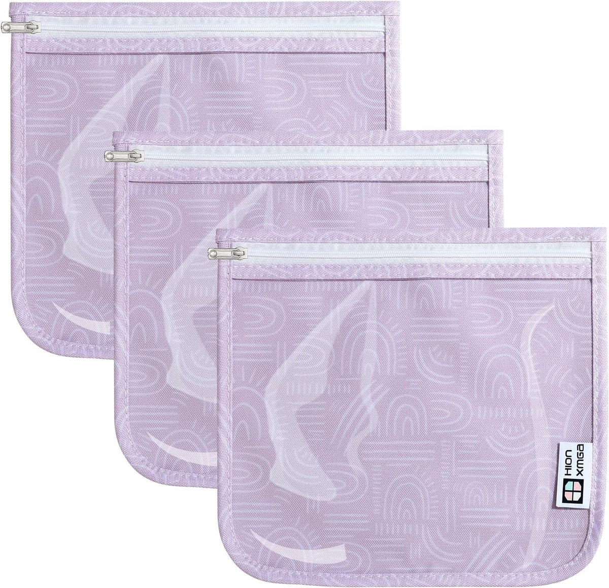 TSA Approved Toiletry Bag, Set of 3 Clear Travel Toiletry Bag Quart Size Zipper Travel Pouch, Waterproof Makeup Cosmetic Bag for Women Men Kids Toiletries Carry on, Flowers