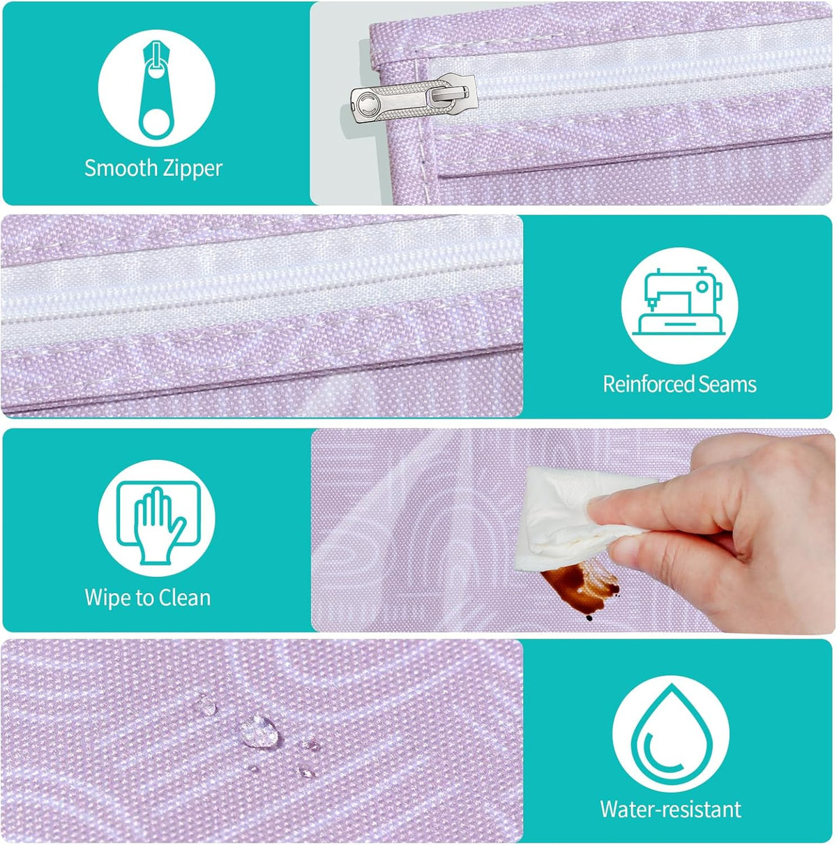 TSA Approved Toiletry Bag, Set of 3 Clear Travel Toiletry Bag Quart Size Zipper Travel Pouch, Waterproof Makeup Cosmetic Bag for Women Men Kids Toiletries Carry on, Flowers
