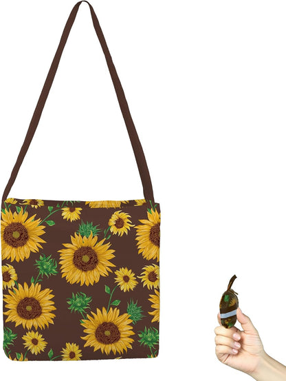 Reusable Grocery Shopping Bag -Travel Tote Bag - Foldable Compact Sturdy Bags