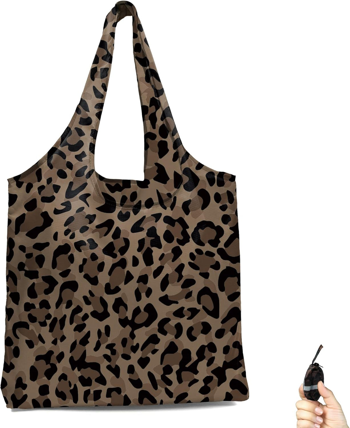 Reusable Grocery Shopping Bag -Travel Tote Bag - Foldable Compact Sturdy Bags