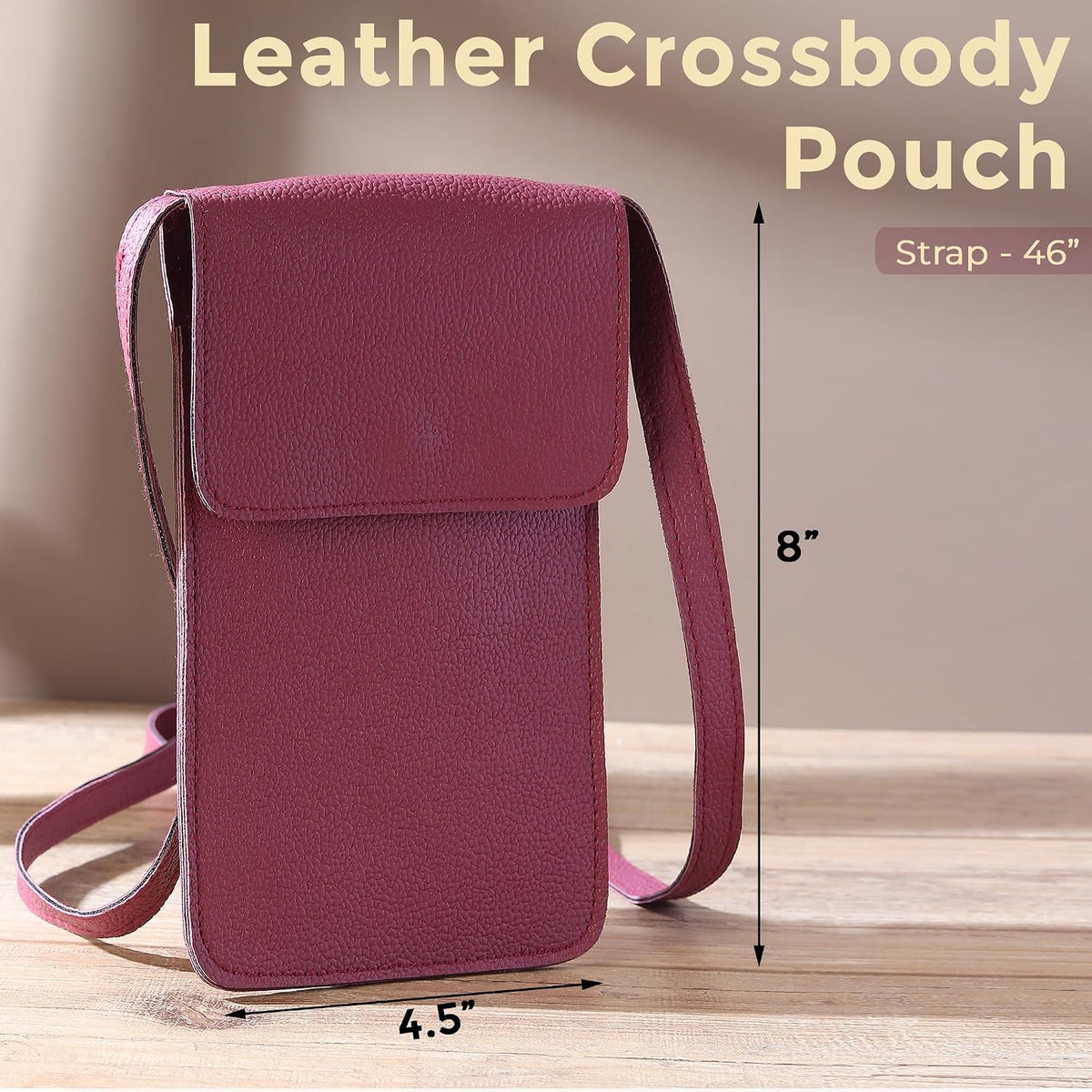 Small Crossbody Bags for Women – Cell Phone Purse with Strap, Compact Wallet Shoulder Bag for Travel & Everyday Use