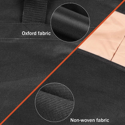 60 '' Foldable Extra Long Dress Garment Bag, Premium Breathable & Tear-resistant Hanging Dress Cover for Travel and Closet Storage with Mesh Shoe Pocket and 2 Carry Handles