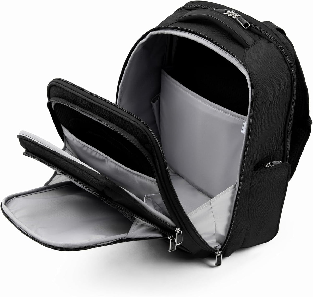 Maxlite Lightweight Laptop Backpack, Fits 15" Laptop & 11" Tablet, Water-Resistant, 18-Inch — Black