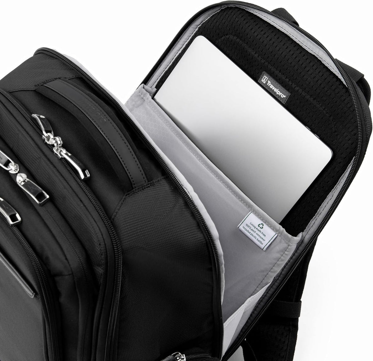 Maxlite Lightweight Laptop Backpack, Fits 15" Laptop & 11" Tablet, Water-Resistant, 18-Inch — Black
