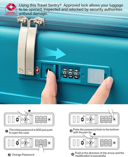 20 Inch Carry On Luggage with Cup Holder and USB Charging Port, Top Opening Hard Shell Suitcase with Wheels, Aluminum Frame Trunk Luggage with TSA Lock & Dividers for Travel, Smoke White
