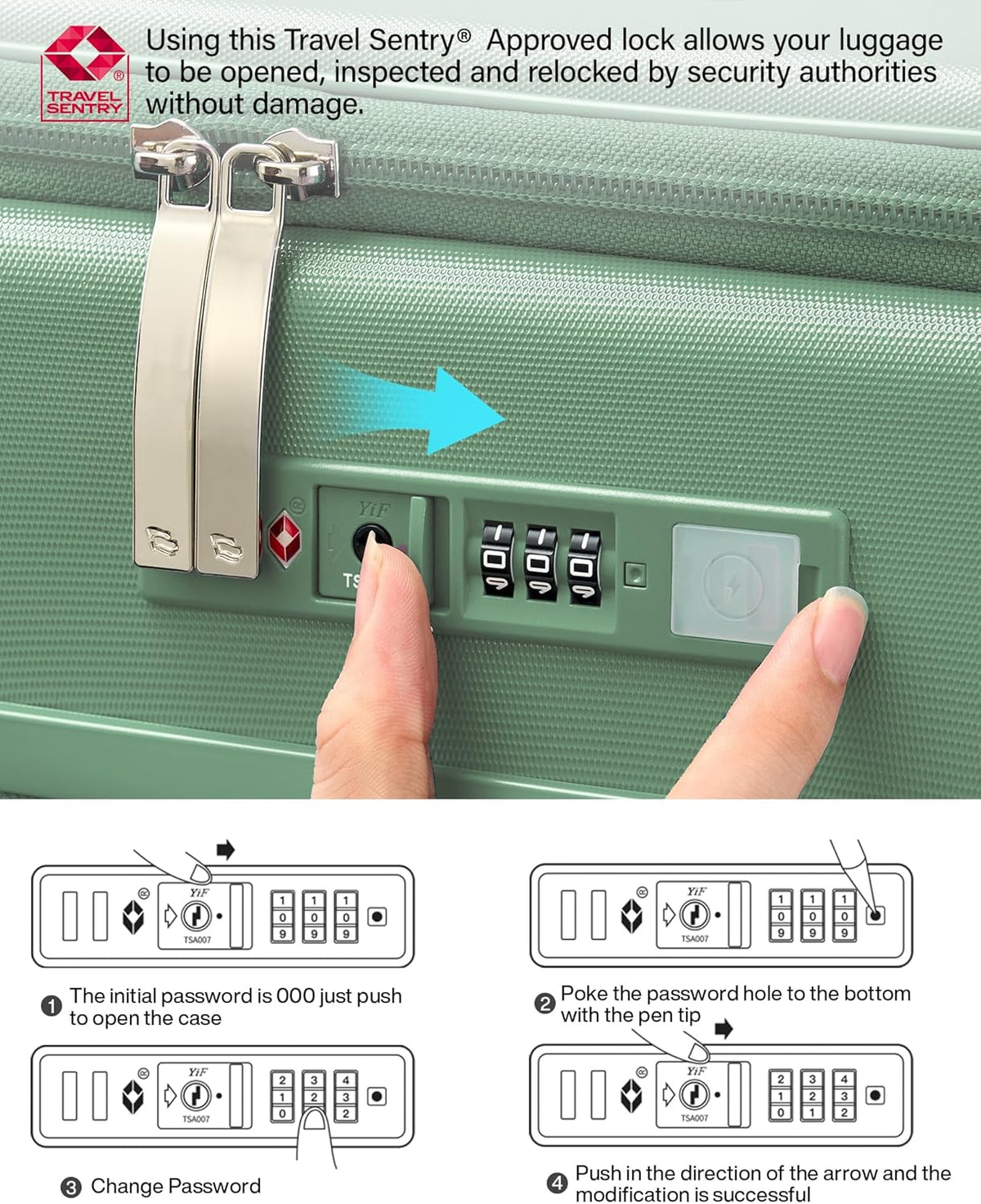 20 Inch Carry On Luggage with Cup Holder and USB Charging Port, Top Opening Hard Shell Suitcase with Wheels, Aluminum Frame Trunk Luggage with TSA Lock & Dividers for Travel, Smoke White
