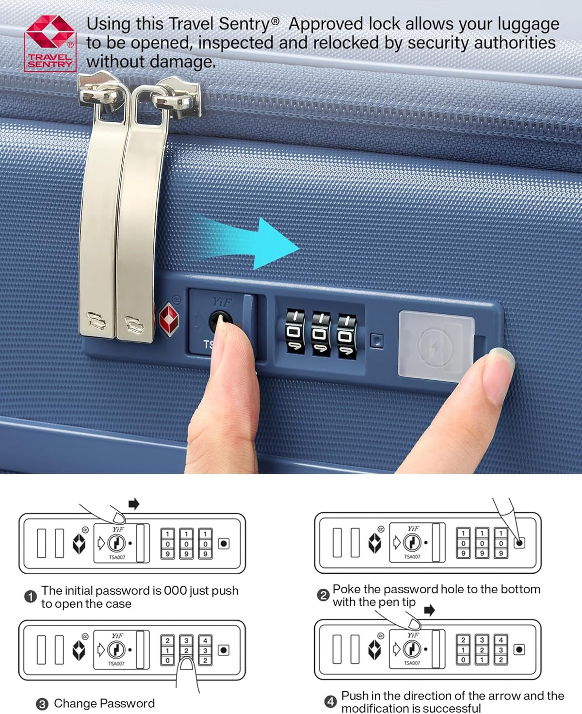 20 Inch Carry On Luggage with Cup Holder and USB Charging Port, Top Opening Hard Shell Suitcase with Wheels, Aluminum Frame Trunk Luggage with TSA Lock & Dividers for Travel, Smoke White