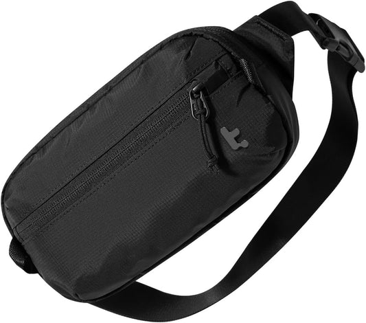 3.5L X-Pac Sling Bag with RFID Blocking Crossbody Pack for Men Women | EDC Minimalist Shoulder Bag, Water-resistant Lightweight Carrying Waist Fanny Pack for Travel, Daily Commute, Hiking, Walking