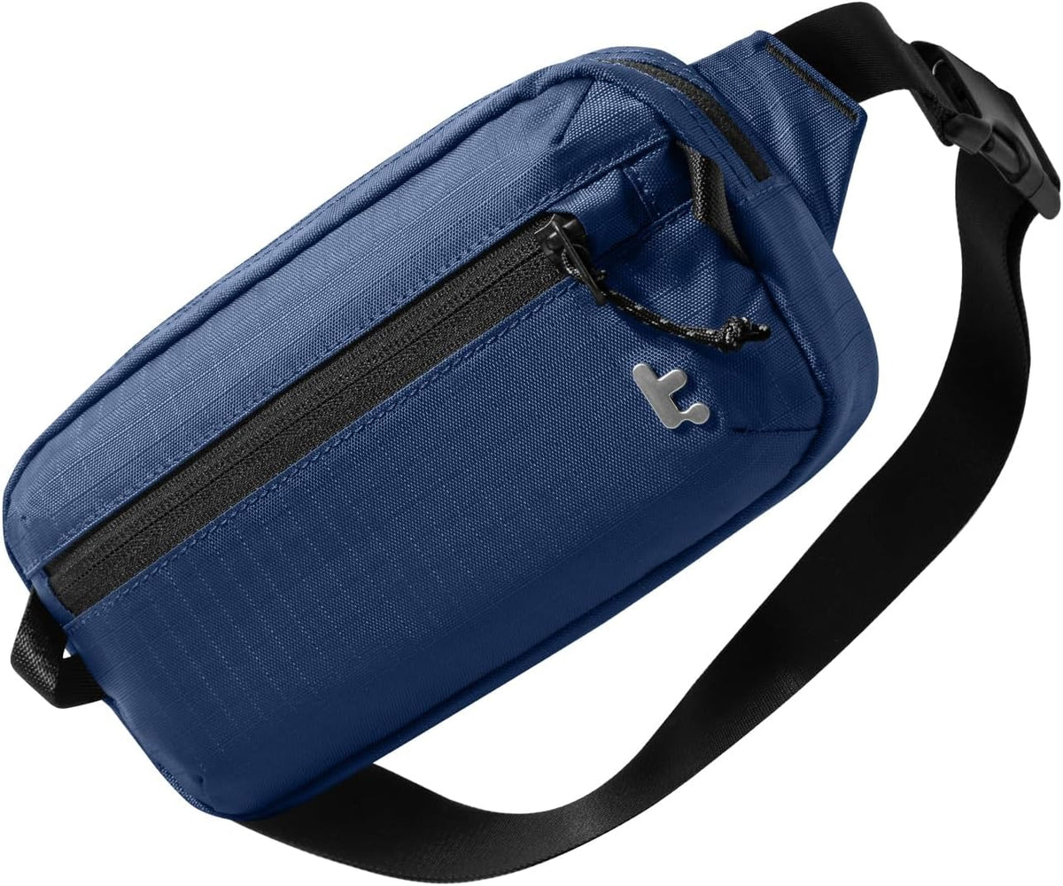 3.5L X-Pac Sling Bag with RFID Blocking Crossbody Pack for Men Women | EDC Minimalist Shoulder Bag, Water-resistant Lightweight Carrying Waist Fanny Pack for Travel, Daily Commute, Hiking, Walking