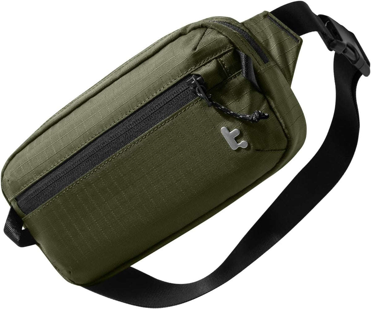 3.5L X-Pac Sling Bag with RFID Blocking Crossbody Pack for Men Women | EDC Minimalist Shoulder Bag, Water-resistant Lightweight Carrying Waist Fanny Pack for Travel, Daily Commute, Hiking, Walking
