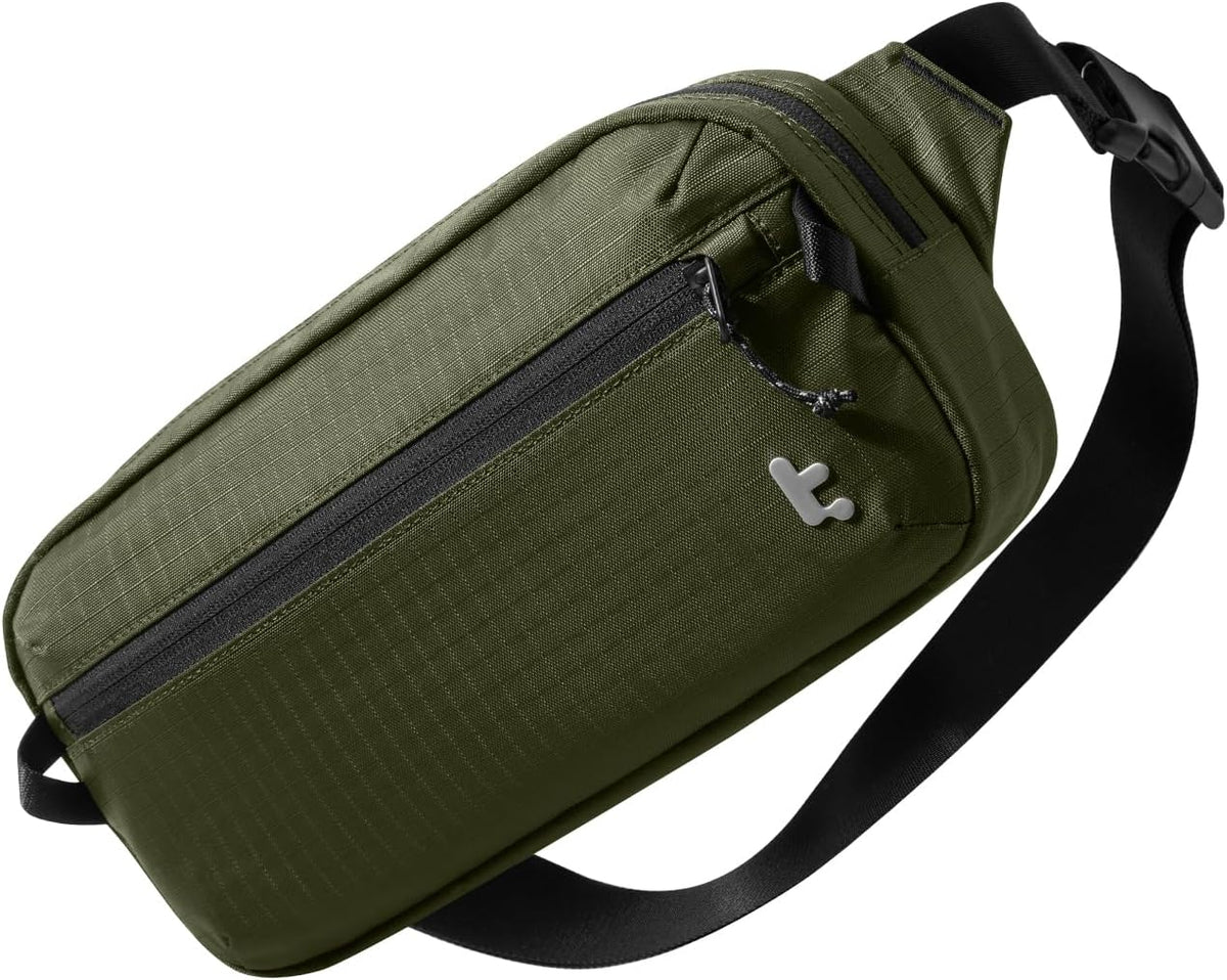 3.5L X-Pac Sling Bag with RFID Blocking Crossbody Pack for Men Women | EDC Minimalist Shoulder Bag, Water-resistant Lightweight Carrying Waist Fanny Pack for Travel, Daily Commute, Hiking, Walking