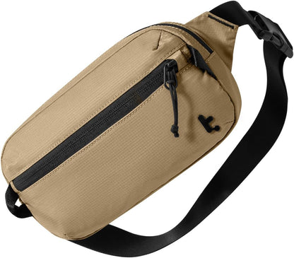 3.5L X-Pac Sling Bag with RFID Blocking Crossbody Pack for Men Women | EDC Minimalist Shoulder Bag, Water-resistant Lightweight Carrying Waist Fanny Pack for Travel, Daily Commute, Hiking, Walking