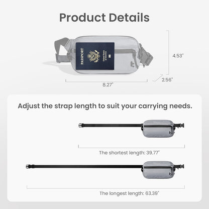 3.5L X-Pac Sling Bag with RFID Blocking Crossbody Pack for Men Women | EDC Minimalist Shoulder Bag, Water-resistant Lightweight Carrying Waist Fanny Pack for Travel, Daily Commute, Hiking, Walking