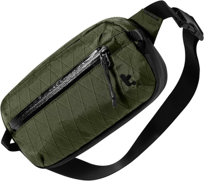 3.5L X-Pac Sling Bag with RFID Blocking Crossbody Pack for Men Women | EDC Minimalist Shoulder Bag, Water-resistant Lightweight Carrying Waist Fanny Pack for Travel, Daily Commute, Hiking, Walking