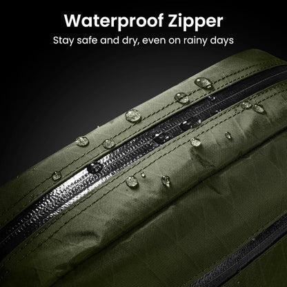 3.5L X-Pac Sling Bag with RFID Blocking Crossbody Pack for Men Women | EDC Minimalist Shoulder Bag, Water-resistant Lightweight Carrying Waist Fanny Pack for Travel, Daily Commute, Hiking, Walking
