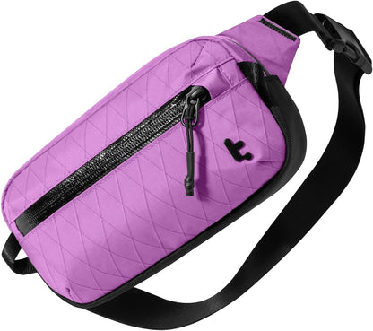 3.5L X-Pac Sling Bag with RFID Blocking Crossbody Pack for Men Women | EDC Minimalist Shoulder Bag, Water-resistant Lightweight Carrying Waist Fanny Pack for Travel, Daily Commute, Hiking, Walking