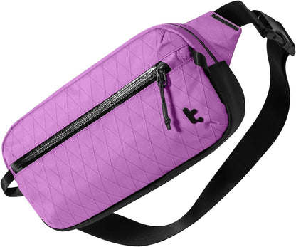 3.5L X-Pac Sling Bag with RFID Blocking Crossbody Pack for Men Women | EDC Minimalist Shoulder Bag, Water-resistant Lightweight Carrying Waist Fanny Pack for Travel, Daily Commute, Hiking, Walking