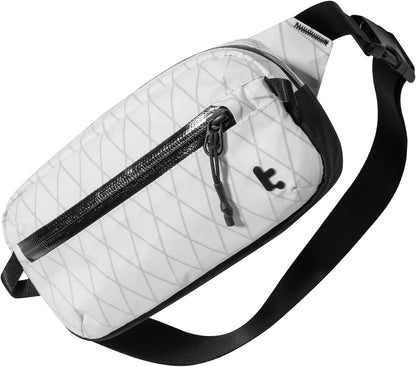3.5L X-Pac Sling Bag with RFID Blocking Crossbody Pack for Men Women | EDC Minimalist Shoulder Bag, Water-resistant Lightweight Carrying Waist Fanny Pack for Travel, Daily Commute, Hiking, Walking