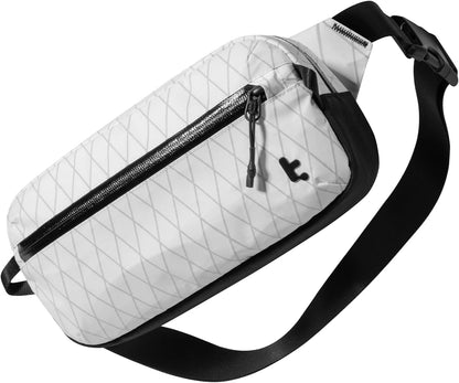 3.5L X-Pac Sling Bag with RFID Blocking Crossbody Pack for Men Women | EDC Minimalist Shoulder Bag, Water-resistant Lightweight Carrying Waist Fanny Pack for Travel, Daily Commute, Hiking, Walking