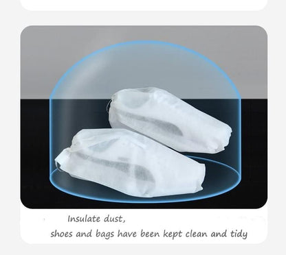 Gladiolus hybridus 30 eco-friendly travel shoe bag storage bags, non-woven breathable dust-proof with rope, suitable for storing shoes and isolate dust keep bags clean tidy (11.8in X 15.74in)