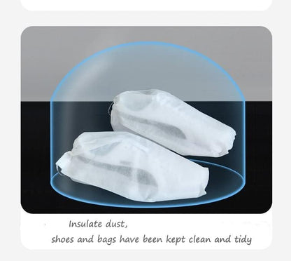 Gladiolus hybridus 30 eco-friendly travel shoe bag storage bags, non-woven breathable dust-proof with rope, suitable for storing shoes and isolate dust keep bags clean tidy (11.8in X 15.74in)