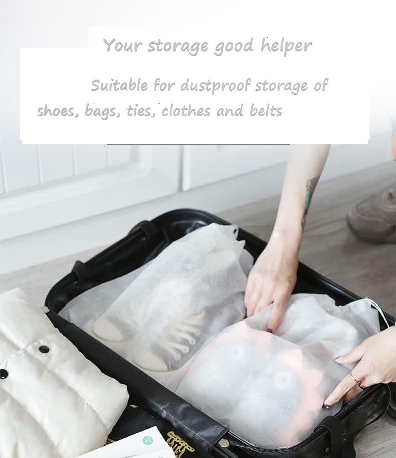 Gladiolus hybridus 30 eco-friendly travel shoe bag storage bags, non-woven breathable dust-proof with rope, suitable for storing shoes and isolate dust keep bags clean tidy (11.8in X 15.74in)