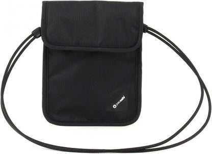 Coversafe X75 Anti-Theft RFID Blocking Neck Pouch, Black