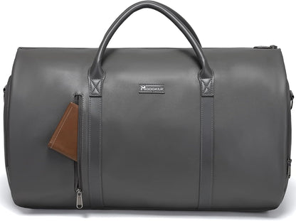 Convertible Garment Bag, Carry-On Suit Bag with Shoulder Strap | 2-in-1 lightweight garment travel bag for men and women, suit bag with shoulder strap for weekend getaways