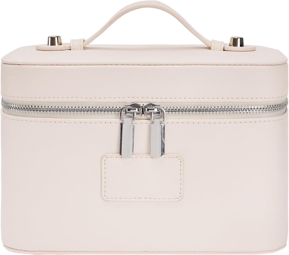 Makeup Case for Women, Leather Makeup Bag Cosmetic Case with Removable Divider, Large Capacity Waterproof Portable Travel Toiletry Make up Organizer Case
