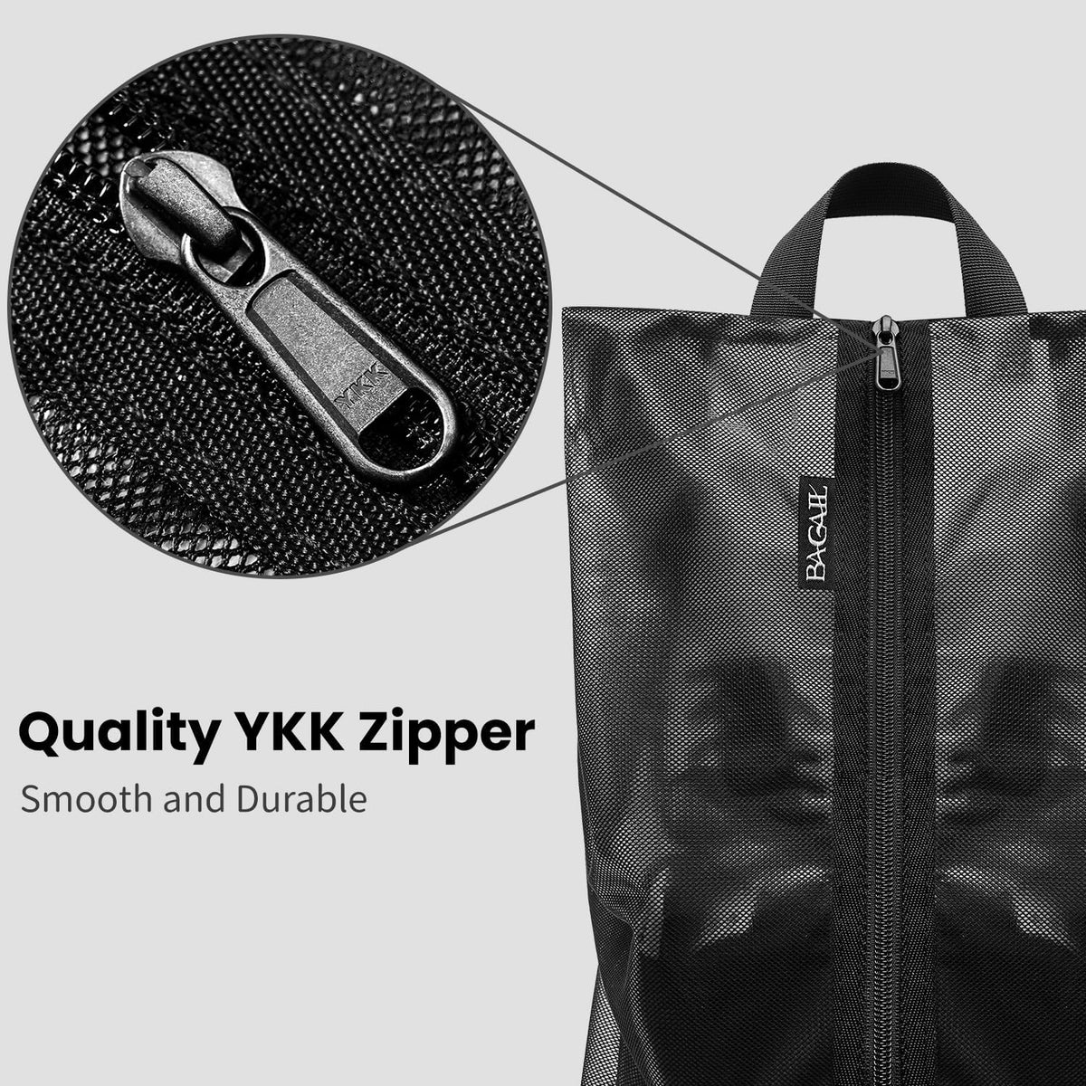 Shoe Bags for Travel, TPU Water Resistant Shoe Pouch(2Psc,Turquoise) | 17x10x5in,Fits Women’s US 5-12,Fits Men’s US 6-16,Visible Mesh,YKK Zipper,TPU Water Resistant Lining,Portable Handle
