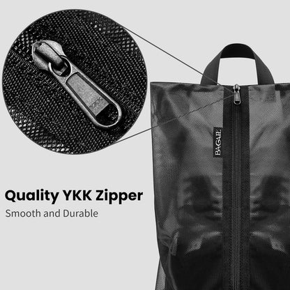 Shoe Bags for Travel, TPU Water Resistant Shoe Pouch(2Psc,Turquoise) | 17x10x5in,Fits Women’s US 5-12,Fits Men’s US 6-16,Visible Mesh,YKK Zipper,TPU Water Resistant Lining,Portable Handle