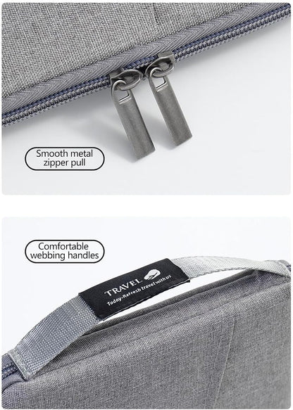 Passports Holder Travel Organizers with Multiple Pockets for Documents and Cards Oxford Fabric Storage Bag Passports Cover
